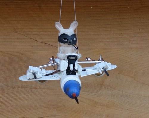Sylvanian Bear on a spaceship